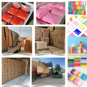 SIWEI tas 100g buatan tangan, Super ringan pengering udara plastik pemodelan tanah liat buatan tangan pendidikan 3D Playdough & Alat Slime - Product Image 5