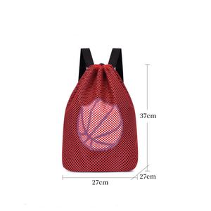 Sac à dos de sport personnalisé pour le basketball et le football, sac à cordon en maille, vente en gros - Product Image 2