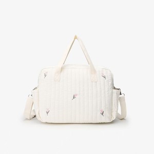 Nouveau <span class=keywords><strong>sac</strong></span> à main de maternité portable à bandoulière unique, style tendance, broderie visage d'ours, grande capacité, polyester et <span class=keywords><strong>coton</strong></span> - Product Image 2