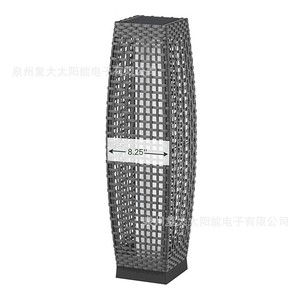 Lámpara Solar de Jardín de Mimbre de 60 cm, LED, Exterior, Impermeable, de Pie, para Patio, Jardín, Hotel, Decoración - Product Image 5