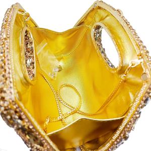 Sac de soirée élégant pour femme, luxueux, classique, orné de strass, sac à main scintillant en cristal pour fête, bal, sac à main élégant - Product Image 6