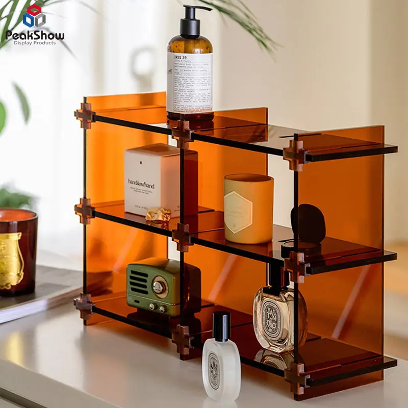 Peakshow Acrylic Multifunctional Combination Storage Racks Water Cup Jewelry Cosmetics Perfume Cup Hand-made Display Shelf
