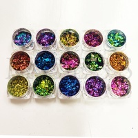 Feuille cosmétique Pigment à couleur changeante, flocons de caméléon irréguliers pour ombre à paupières