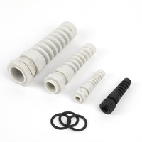 Connecteur IP68 à joint étanche pour câble en nylon anti-flexion de type M avec tête fixe résistante à la torsion série PG