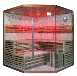 Sauna traditionnel en bois de <span class=keywords><strong>cèdre</strong></span> rouge pour 4 à 5 personnes, sauna sec extérieur sur mesure, grande salle de sauna - Product Image 2
