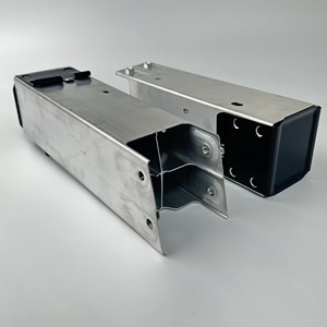 Tesla Model 1 Front Longitudinal Beam Head <b>Bracket</b> 1487461-00-D 148746200F <b>Silver</b> Replacement Part - Product Image 2