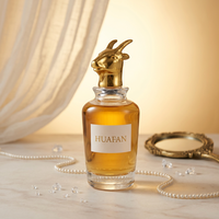 Flacon de parfum de luxe en forme de tête d'animal du zodiaque, 50 ml, 100 ml, flacon en verre transparent avec bouchon et pulvérisateur dorés en forme d'animal