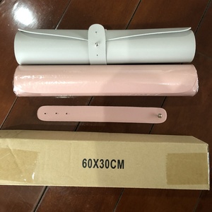 แผ่นรองเมาส์หนัง PU ขนาดใหญ่ สีตามสั่ง กันน้ำ สำหรับสำนักงาน/คอมพิวเตอร์  แผ่นรองเขียนสำหรับนักเรียน พร้อมฐานหนังกลับ - Product Image 3