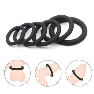 Cincin Penis silikon lembut pria, cincin seks dewasa penundaan cincin ereksi kulup pria - Product Image 1