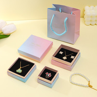 Personnaliser Logo Et Impression Boîte Cadeau De Luxe Boîtes En Papier Pour Collier Bracelet Bijoux
