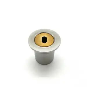 Support de tube rond porte-tige pour porte de douche en verre connecteur de Support de tuyau de salle de bain en satin