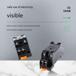 Diqi 18f-2z-c2 phong cách hàng đầu tùy chỉnh điện 11 pin <span class=keywords><strong>Relay</strong></span> ổ cắm nhựa <span class=keywords><strong>Relay</strong></span> ổ cắm - Product Image 5