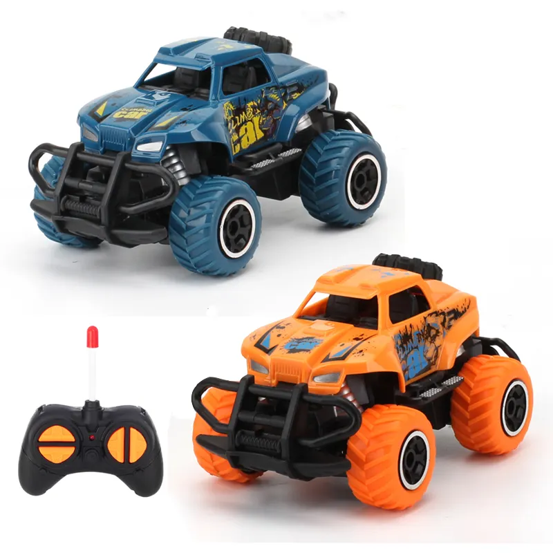 Mini Radio Control Car 4WD RC Drifting Racing Car Toy 2.4 GHz Off Road RC Monster Truck with Two Batteries