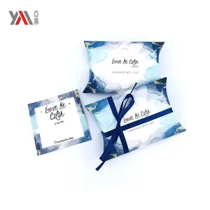 Factory price custom printed gift packaging portable corrugated Pillow Box