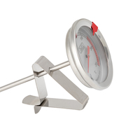 Thermomètre de poche à cadran en acier inoxydable pour thé lait café température de l'eau avec thermomètre à pince ventes directes d'usine
