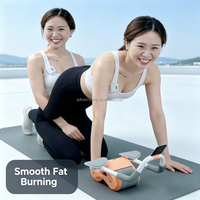 Rodillo Abdominal de Nuevo Estilo para Entrenamiento Corporal en Casa, Rueda de Rebote Automático para Ejercicios Abdominales y Deslizamiento para Adultos