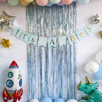 Globo inflable de aluminio con forma de cohete para niños, de 4D globo de helio, decoración de fiesta, 2023