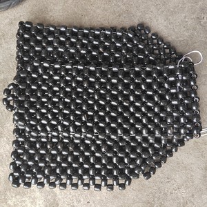 Perles en bois noires de 17-18 mm, perles rondes en vrac pour la fabrication de bijoux, origine Zhejiang - Product Image 4