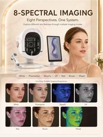 Analyseur de peau 3D AI 36MP, testeur intelligent de peau du visage, machine d'analyse de la peau professionnelle avec imagerie multi-spectrale