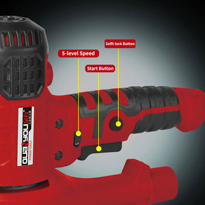 QY-8180C électrique 810W 180MM AC haute efficacité vitesse Variable lumière LED rectifieuse de mur en béton - Product Image 6