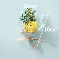 TC MINI Naturel Fait À La Main Conservé Bouquet De Fleurs Boîte Cadeau Décoration De Mariage Fête D'anniversaire Cadeau Petite Amie Fleur Séchée Cadeau