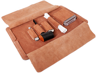 Sac de rangement pour Pipe à tabac en cuir véritable, sac de rangement pour accessoires de Pipe à fumer
