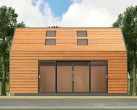 Maison triangulaire de luxe belles maisons préfabriquées en conteneur de 40 pieds maison en conteneur de style européen