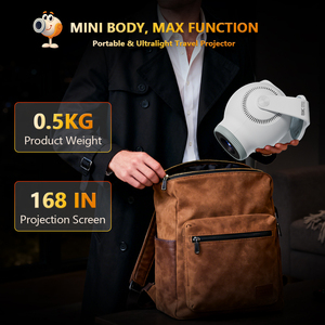 Topleo Mini Smart Home Projektor Video Android 14 Beamer 8k <span class=keywords><strong>LCD</strong></span> Smart Tragbarer Projektor - Product Image 6