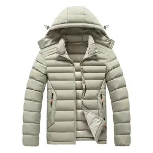 2024 personnalisé hommes hiver brillant vers le bas manteaux blanc grande taille chaud bulle veste noir bouffant vestes homme