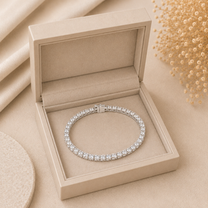 Pulsera de oro de lujo 22K con piedras de cristal brillantes, pulsera elegante para mujer, regalo para fiesta de boda, joyería de moda - Product Image 5