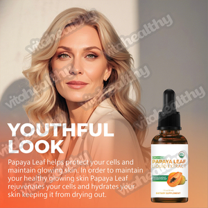Vitahealthy OEM/ODM özel etiket fabrika kaynağı <span class=keywords><strong>Papaya</strong></span> yaprak özü sıvı destek vücut savunma sistemi ve sindirim yardım - Product Image 5