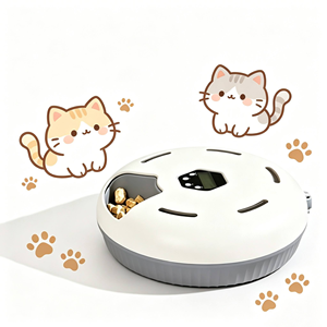 Distributeur automatique de nourriture pour animaux de compagnie populaire, mangeoire intelligente pour chats, distributeur de nourriture pour chiens avec enregistrement vocal - Product Image 1