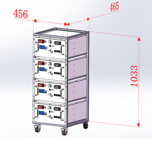 Batería de Inversor <span class=keywords><strong>Solar</strong></span> de 51.2V, Batería de Rack LiFePO4 de 5Kw 10Kw, Batería de Fosfato de Hierro y Litio de 48V <span class=keywords><strong>para</strong></span> Sistema de Almacenamiento de Energía Doméstica - Product Image 4