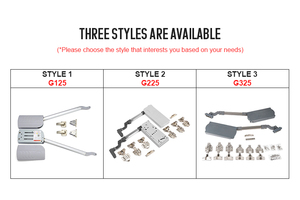 Supports de porte à fermeture amortie pour meubles, charnières de levage pour armoires à étagères, fixation vers le <span class=keywords><strong>haut</strong></span>, vérins à gaz robustes - Product Image 6