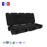 Étui de protection tactique pour armes à feu en plastique étanche IP67 avec doublure en mousse, logo personnalisé et taille sur mesure pour une utilisation en extérieur
