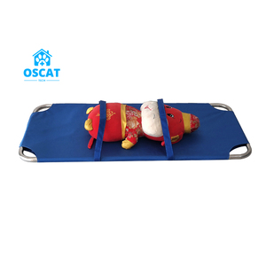 Foldable Dog Transport Stretcher - Emergency Pet Carrier With 6 Handles, 132 Lb Capacity
