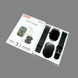 Wk97 Combo 2024 Nieuwe Stijl Serie 9 7 In 1 Set Sport Smart Watch Ultra 2 Multi-Strap Set Voor Dames En Heren Sporthorloge