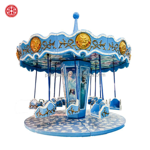 Sillas Voladoras Giratorias de Alta Calidad para Parques de Diversiones Familiares, para Adultos y Niños, con 12 Asientos, para Hacer Bicicleta sobre Hielo y Nieve, en Venta - Product Image 2