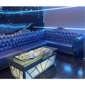 011 Retro bar cabina sofá pequeña taberna música bar zona de asientos asiento té de la leche cafetería barbacoa restaurante hogar sofás - Product Image 3