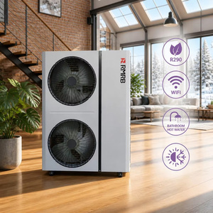 Pompe à chaleur air-eau R290 A+++ intelligente WiFi pour chauffage, refroidissement et ECS domestique, certifiée CE, OEM - Product Image 4