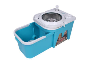 360 Magic Cleaning Squeeze Mop Seau avec poignée télescopique Rectangle Panier en plastique Spinning Mop pour le nettoyage de la maison et de la maison - Product Image 3