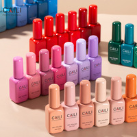 Caili Color Combinaison Gel Vernis à Ongles Ensemble 48 Couleurs Professionnel Soak Off UV LED Gel Polish Kit pour Manucure et Pédicure