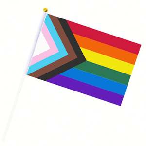 Drapeaux promotionnels en vrac - Impression personnalisée avec logo, fabrication en usine pour les campagnes et le spirit d'équipe, poignées en bois ou en plastique - Product Image 6