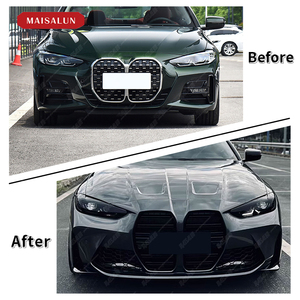 Kit Carrozzeria Stile M4 per Restyling Esterno <span class=keywords><strong>BMW</strong></span> <span class=keywords><strong>Serie</strong></span> <span class=keywords><strong>4</strong></span> <span class=keywords><strong>G22</strong></span> G26 2023, Kit Facelift Automobilistico M4 Narrow Conversation - Product Image 5