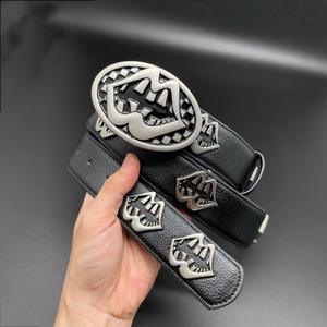 Ceinture vintage Western Cowboy Cowgirls pour homme, style Y2K gothique punk rock, en cuir PU clouté avec boucle en alliage - Product Image 5