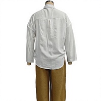 Ensemble deux pièces décontracté bohème pour femme : chemise à manches longues et pantalon harem ample – Tenue de vacances en gros pour revendeurs de boutiques