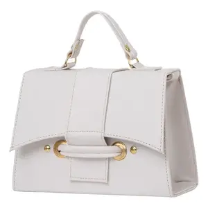 Sac messager vintage Amparo White Fana, petit modèle, style classique, en cuir PU, pour femme, usage quotidien - Product Image 1