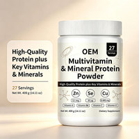 Poudre de protéines multivitaminées et minérales OEM, poudre nutritionnelle à marque privée pour complément alimentaire quotidien pour adultes