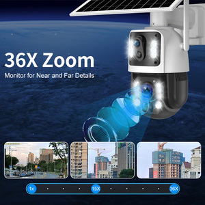 Rscamtom 6MP Pantalla dual AOV 4G Cámara solar Exterior 36X <span class=keywords><strong>Zoom</strong></span> óptico 24/7 Grabación <span class=keywords><strong>de</strong></span> video Seguimiento automático Cámara <span class=keywords><strong>de</strong></span> vigilancia - Product Image 5