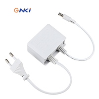 Adaptateur 12V DC 2A pour caméra CCTV, éclairage LED, utilisation sur ordinateur de bureau - Certifié CE, prise US, matériau ignifuge